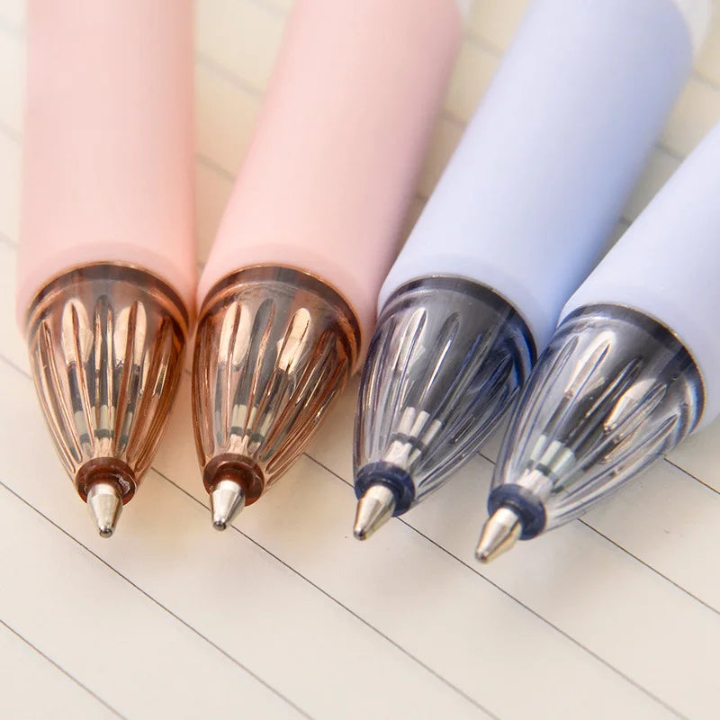 2PC Cute Cherry Blossoms 4 Colors Ballpoint Pen-my kawaii office