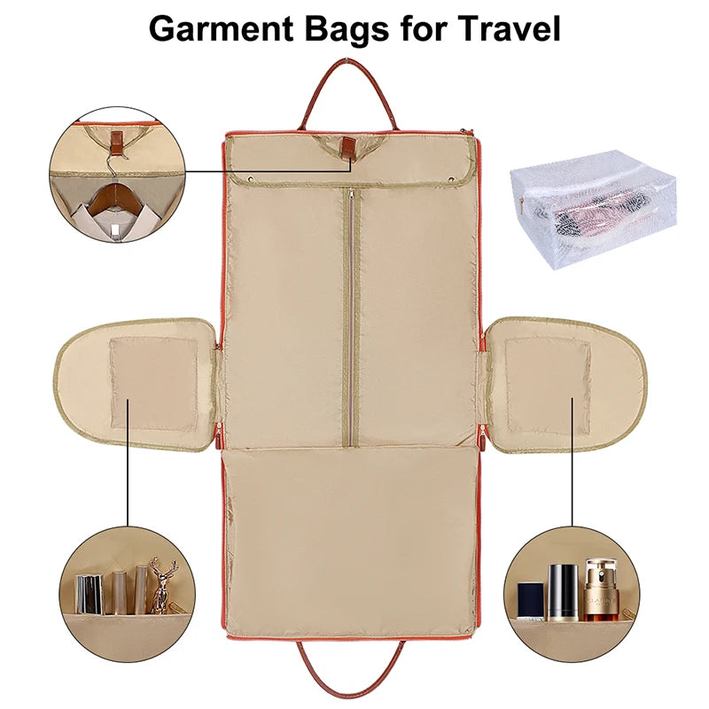 1PC Travel Duffle Organizer Foldable Suit Bag