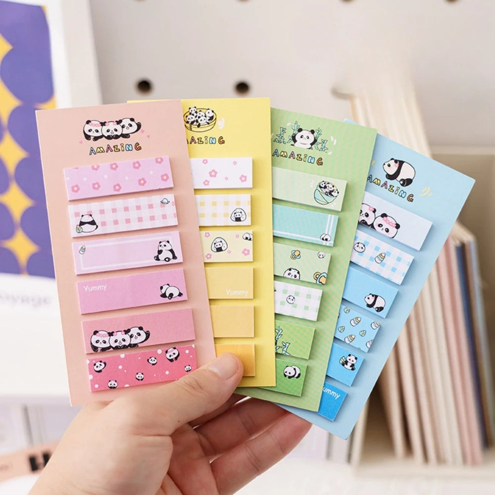 4PC Kawaii Amazing Panda Memo Pad Sticky Notes