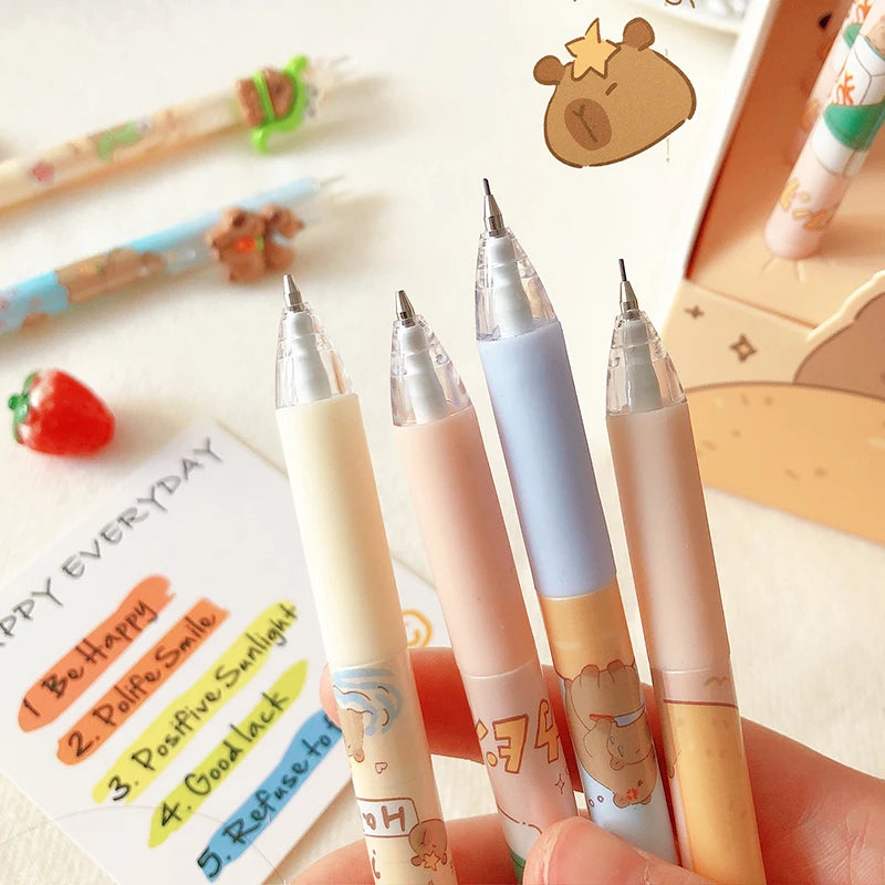 1 to 3PC Kawaii 3D Capybara Mechanical Pencil