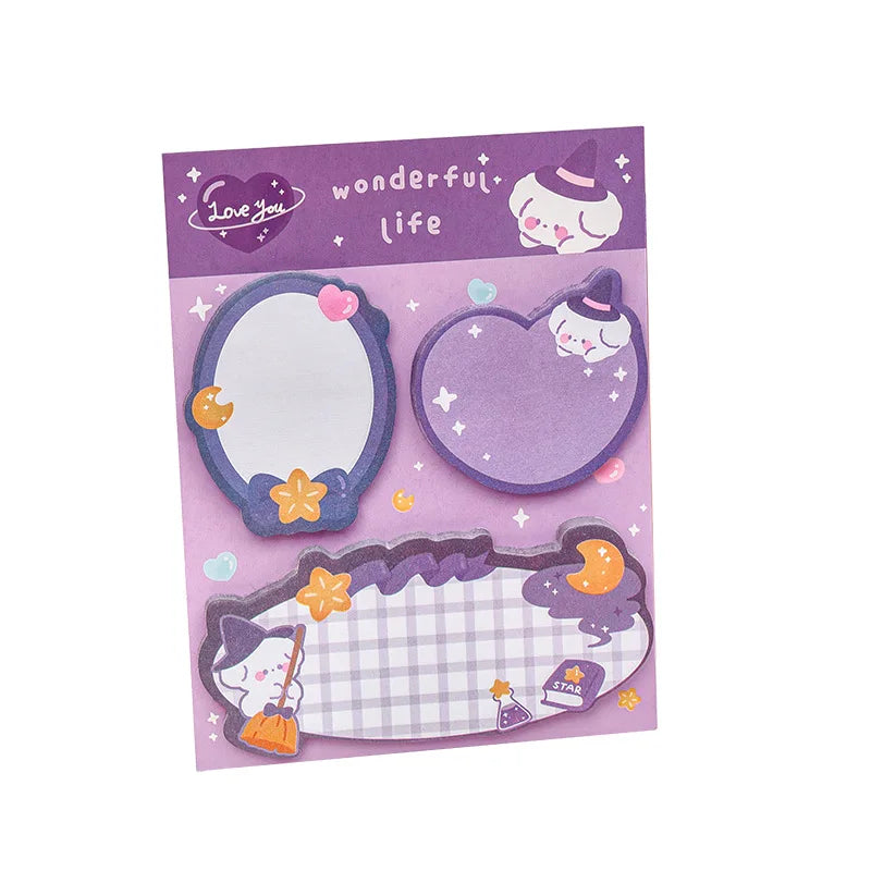 1PC Kawaii Wonderful Life Animals Memo Pad Sticky Notes