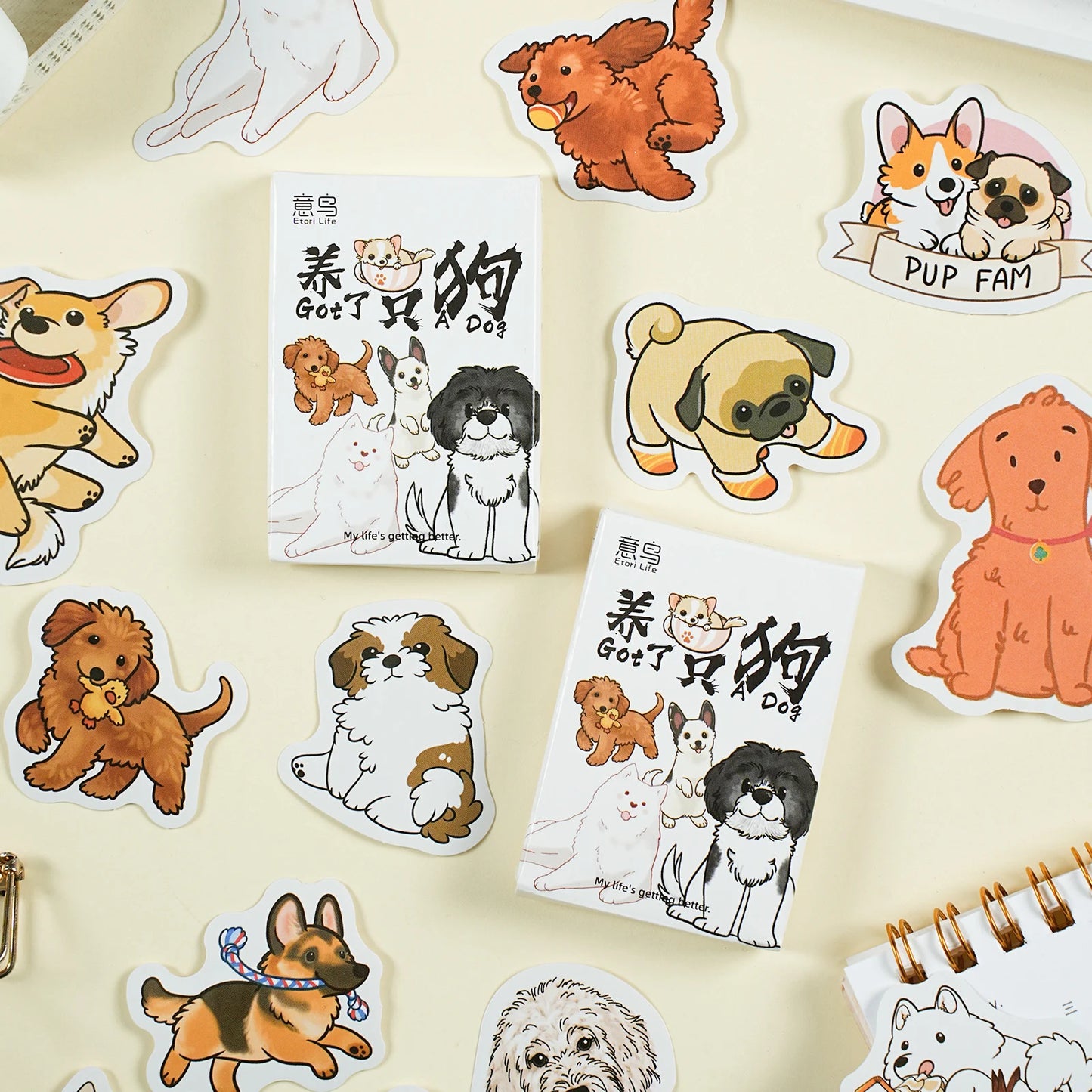 30PC Kawaii Got A Dog Stationery Stickers