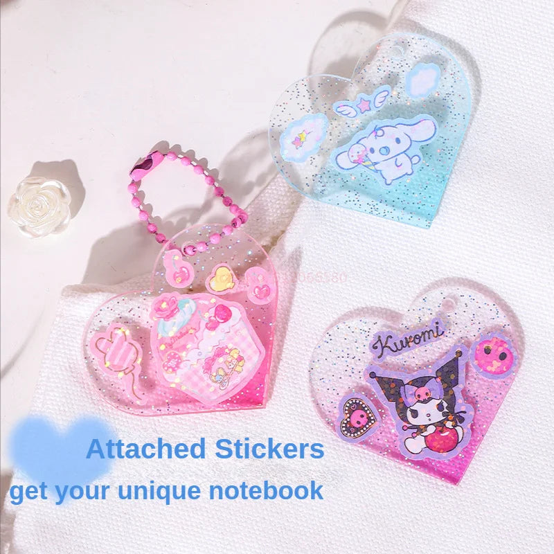 1PC Kawaii Sanrio Characters Magnetic Buckle Notebook