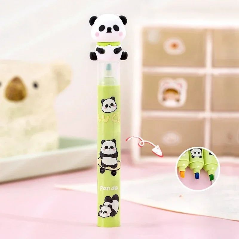 4PC Kawaii Panda 3 Layer Highlighters