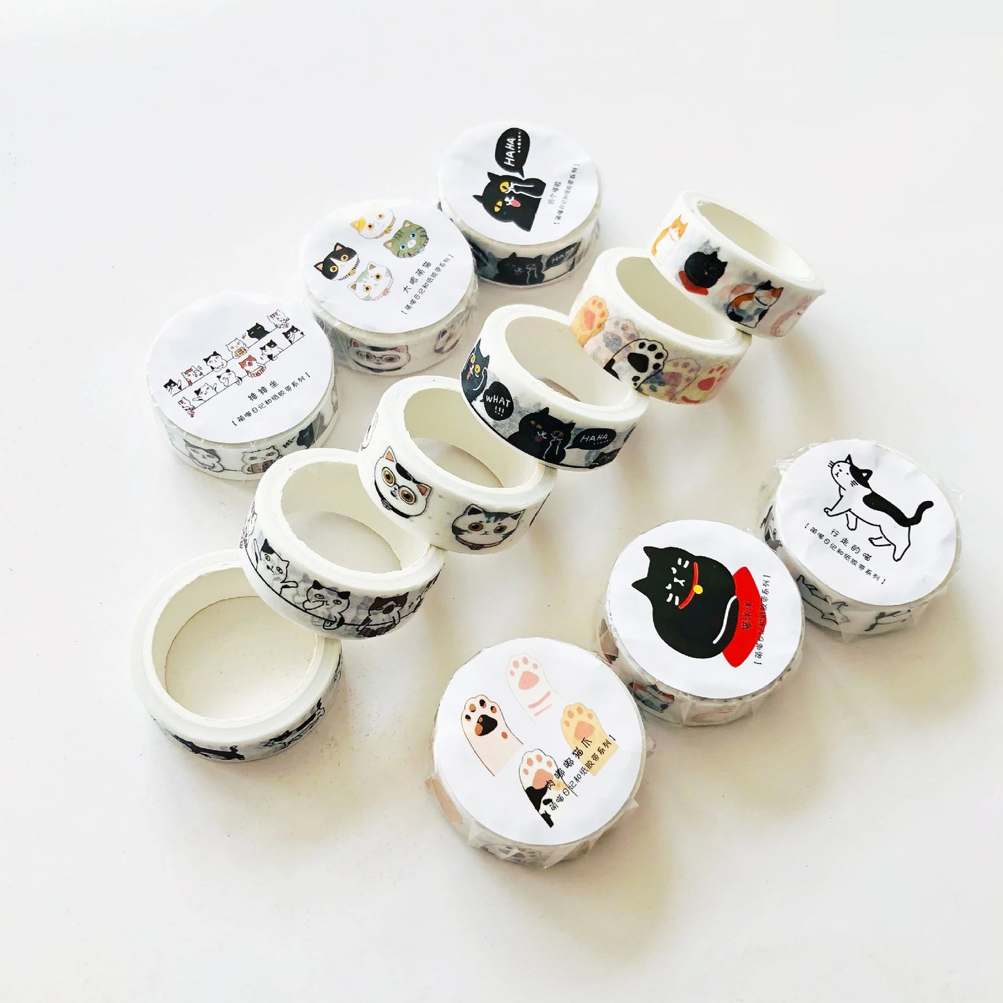 1PC Cute Cat Washi Tape Collection