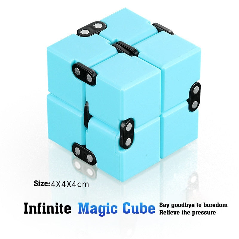 1PC Metal Infinity Cube Stress Reliever Fidget Toys