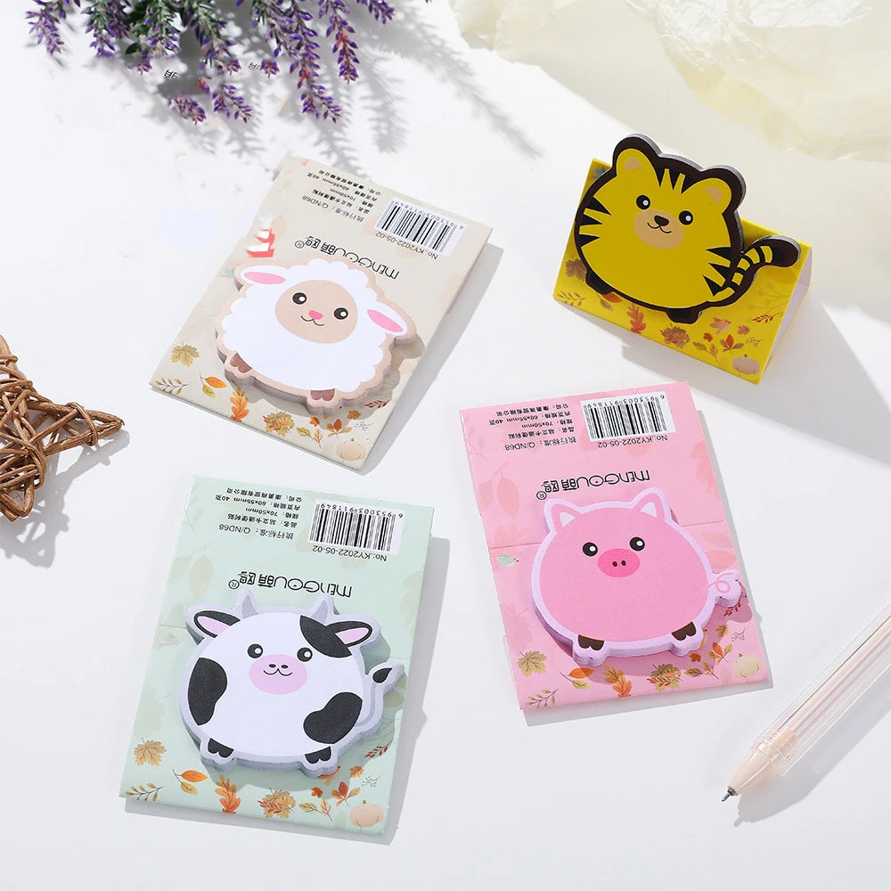 1PC Kawaii Animals Display Memo Pad Sticky Notes