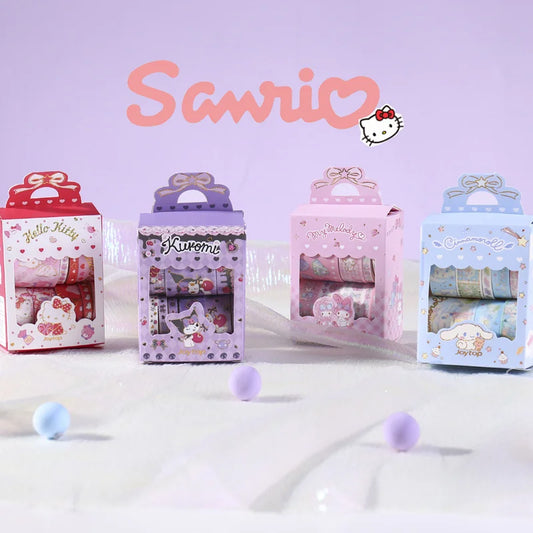 1 Box 10 Rolls Kawaii Sanrio Characters Stickers Roll