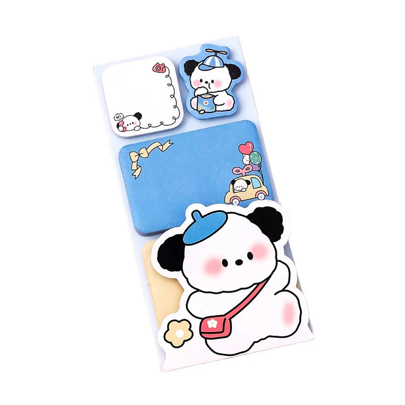 1PC Kawaii Panda Rabbit Memo Pad Sticky Notes