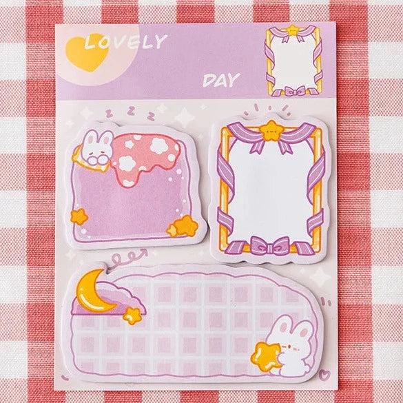 1PC Kawaii Lovely Day Memo Pad Sticky Notes