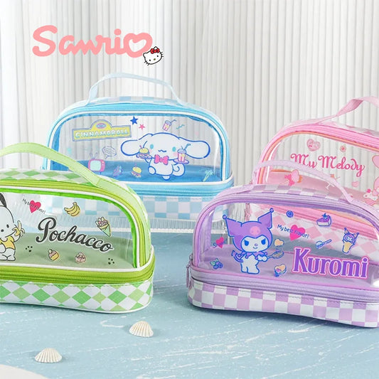 1PC Kawaii Sanrio Characters Large Capacity Pen Bag