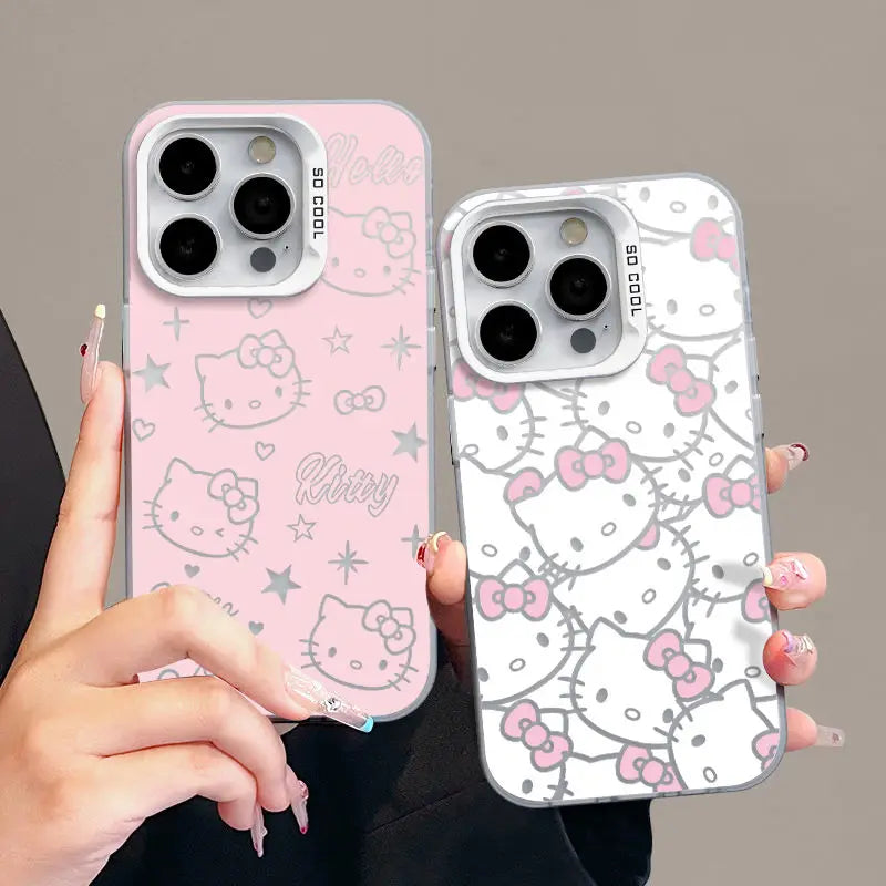 1PC Kawaii Sanrio Hello Kitty So Cool Phone Case For iPhone