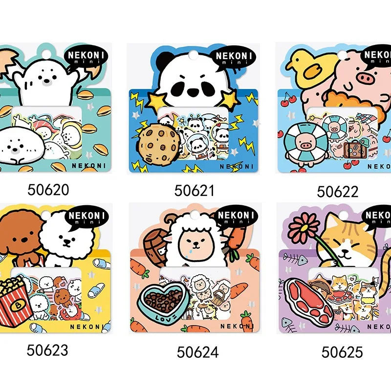 32PC  Kawaii Original Animals Stationery Stickers