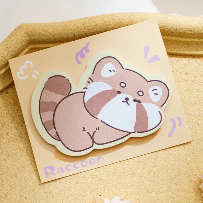 4 or 8PC Kawaii New Animals Memo Pad Sticky Notes