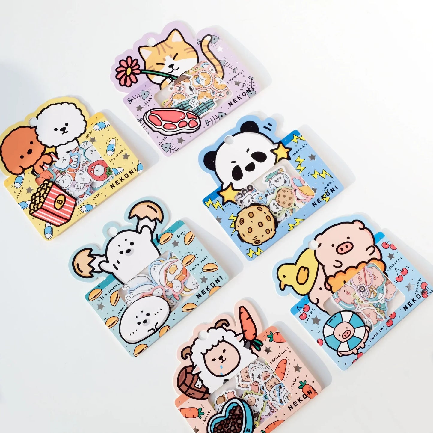 32PC  Kawaii Original Animals Stationery Stickers