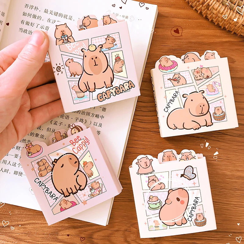 1PC Kawaii Capybara Memo Pad