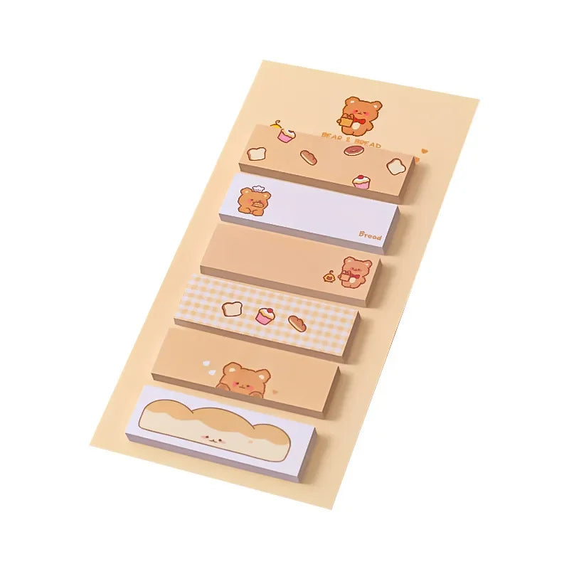 4PC Kawaii Multifunction Memo Pad Sticky Notes