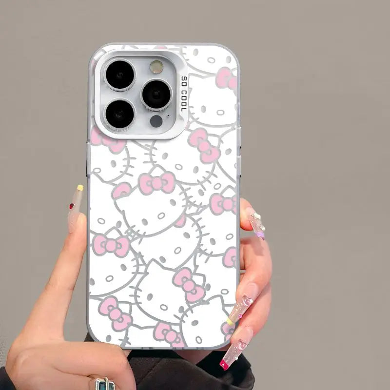 1PC Kawaii Sanrio Hello Kitty So Cool Phone Case For iPhone