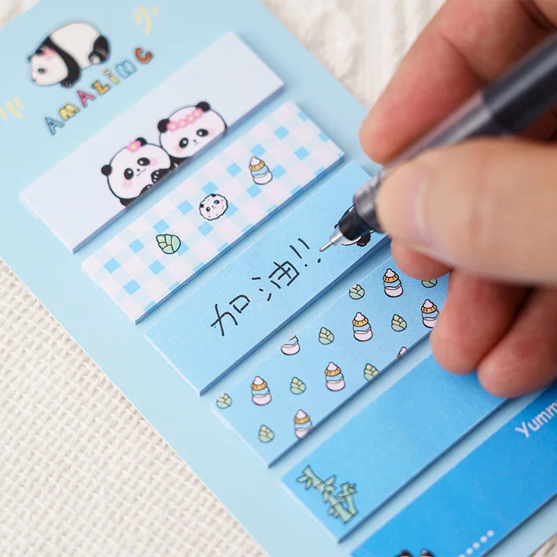 4PC Kawaii Amazing Panda Memo Pad Sticky Notes