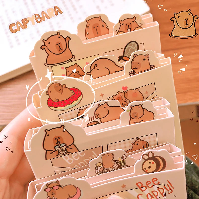 1PC Kawaii Capybara Memo Pad