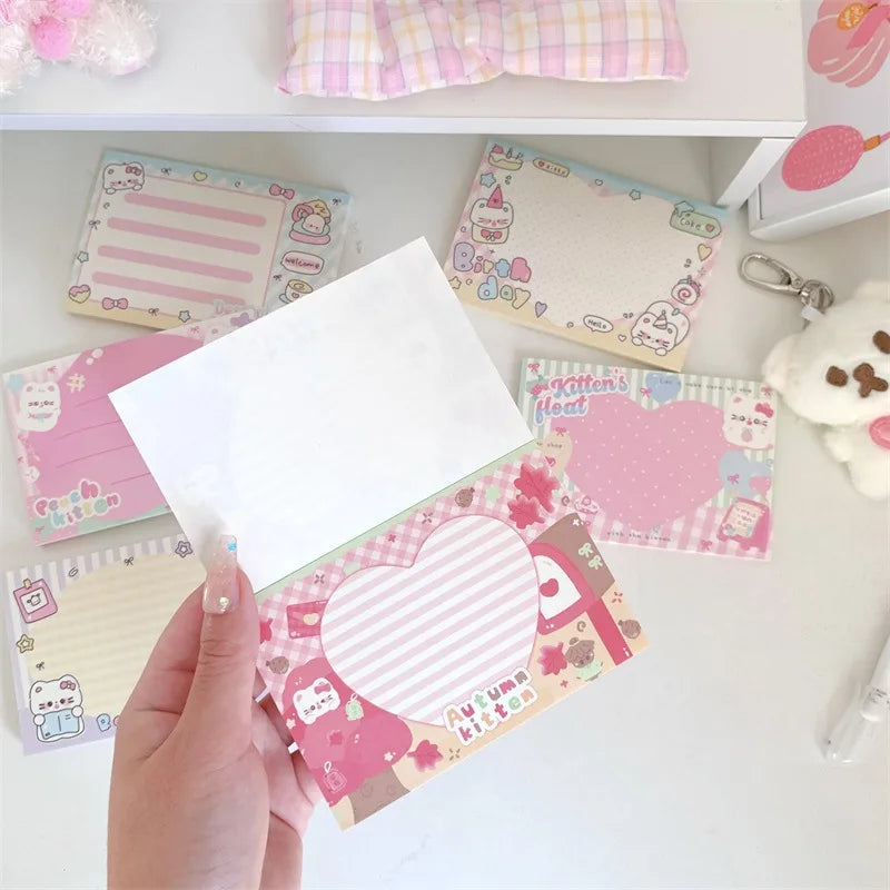 1PC Kawaii Cat Memo Note Pad