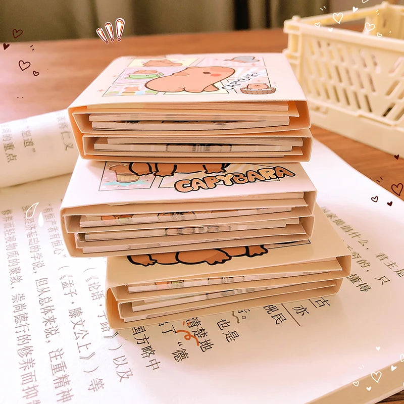 1PC Kawaii Capybara Memo Pad