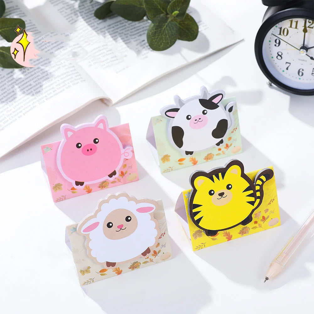 1PC Kawaii Animals Display Memo Pad Sticky Notes