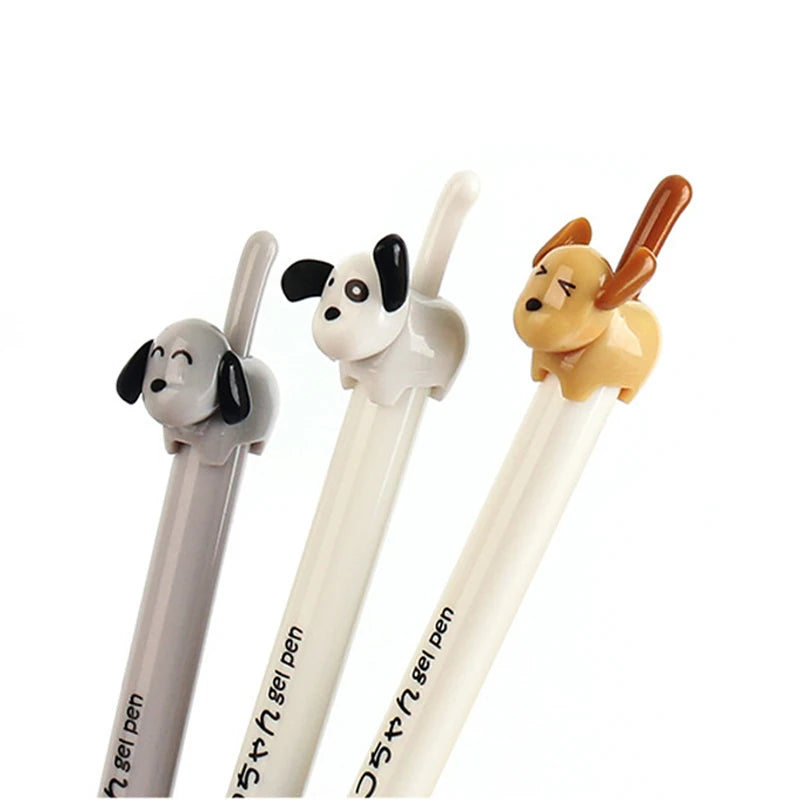 40PC Bulk Order Kawaii Retractable Elegant Cute Dog Gel Pens
