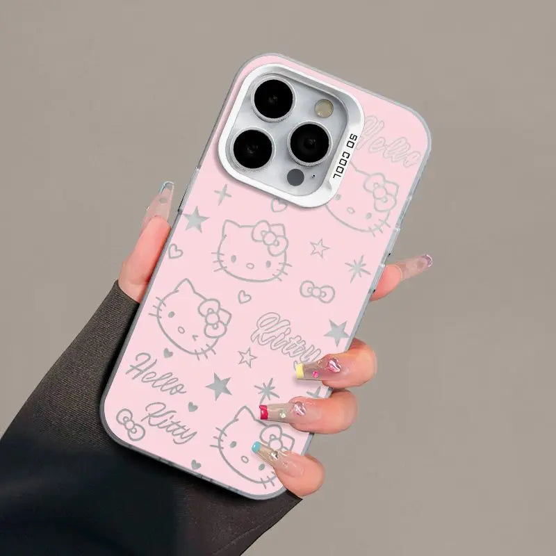 1PC Kawaii Sanrio Hello Kitty So Cool Phone Case For iPhone