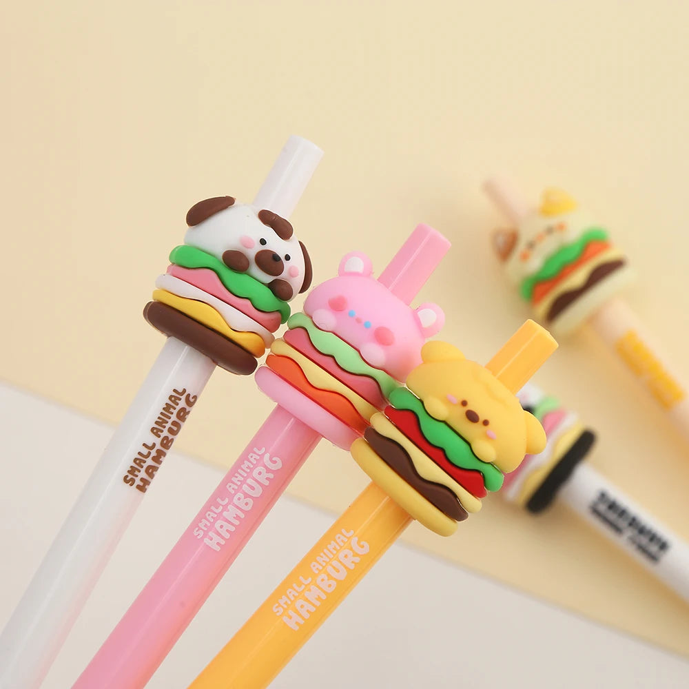 3PC Kawaii Small Animals Hamburg Mechanical Pencil