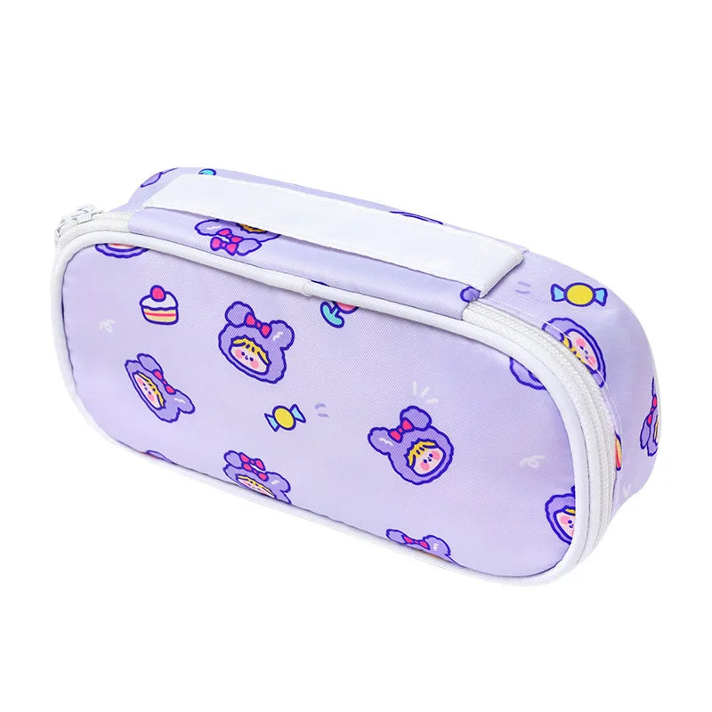 1PC Kawaii Bear Rabbit Large Capacity Pencil Bag