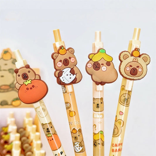4PC Kawaii Happy Capybara Mechanical Pencil