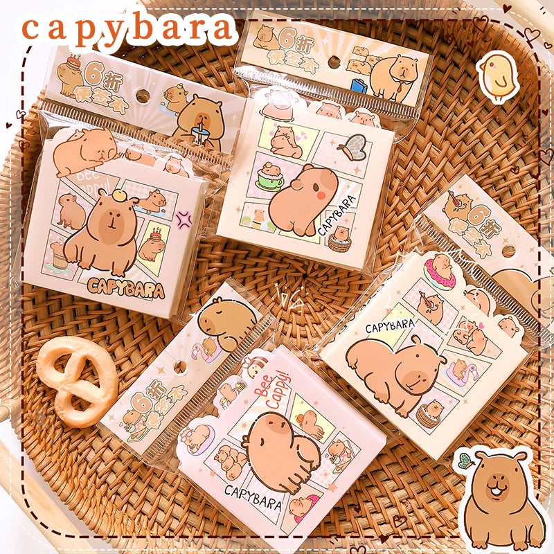 1PC Kawaii Capybara Memo Pad