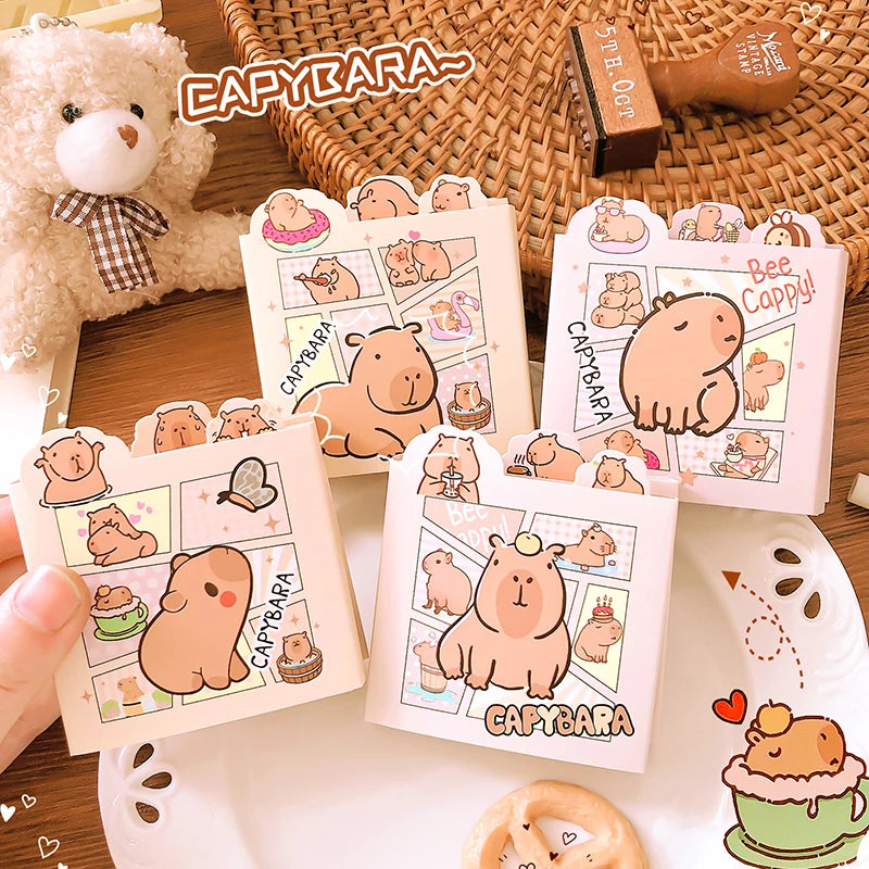 1PC Kawaii Capybara Memo Pad