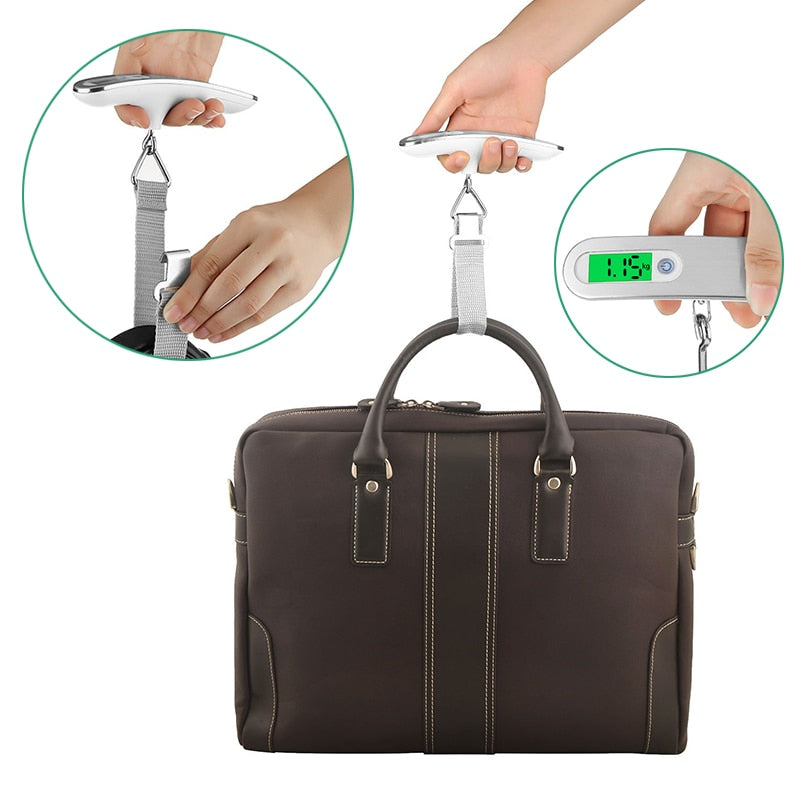 1PC Portable Digital Hanging Travel Luggage Scale