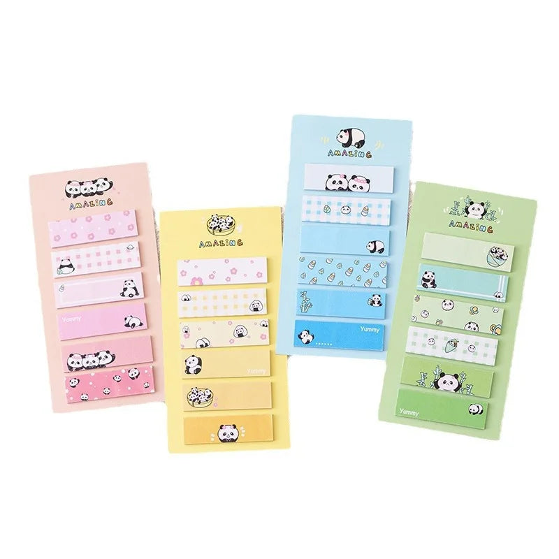 4PC Kawaii Amazing Panda Memo Pad Sticky Notes