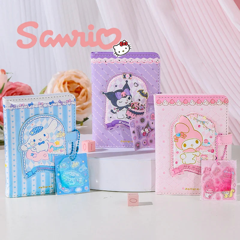 1PC Kawaii Sanrio Characters Magnetic Buckle Notebook