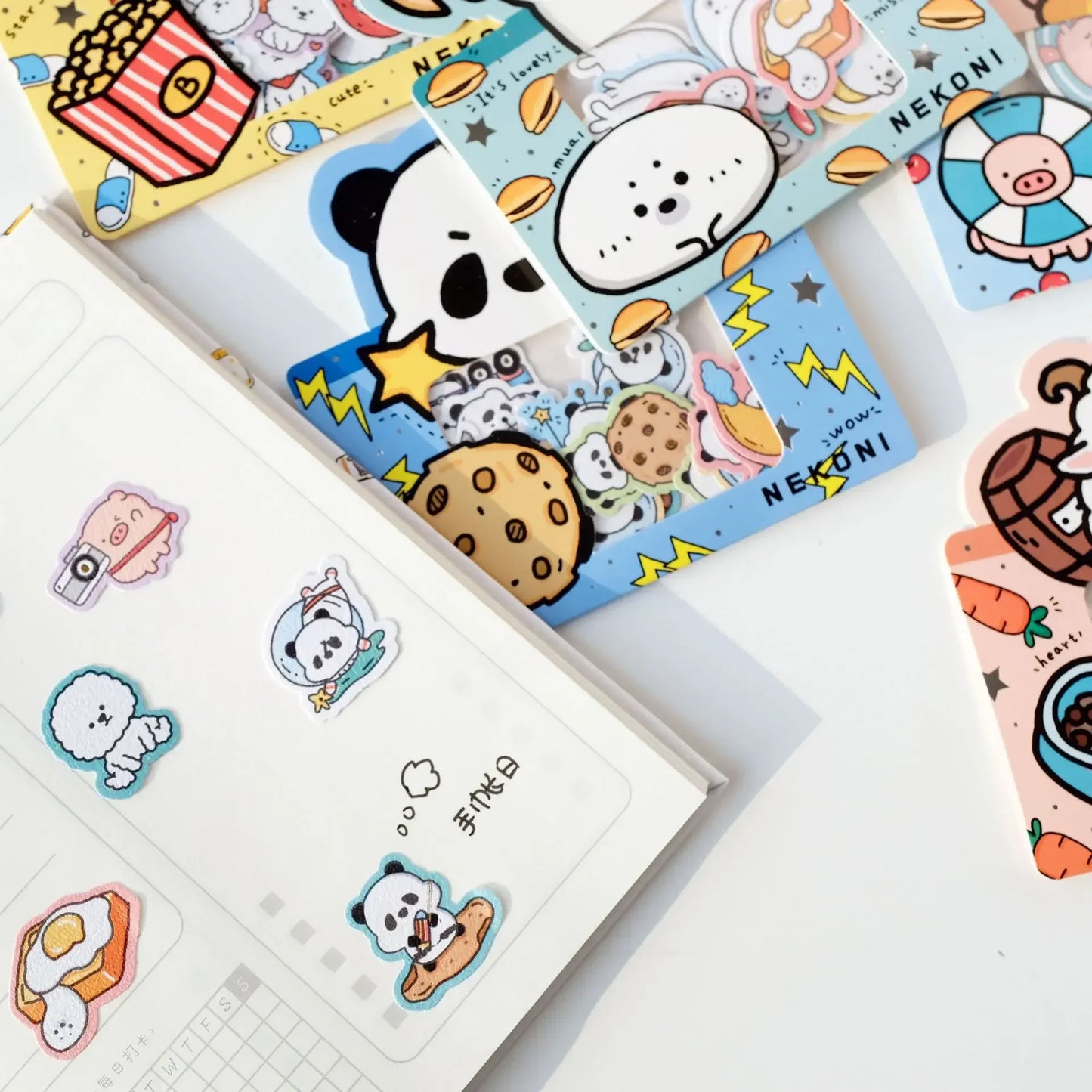 32PC  Kawaii Original Animals Stationery Stickers