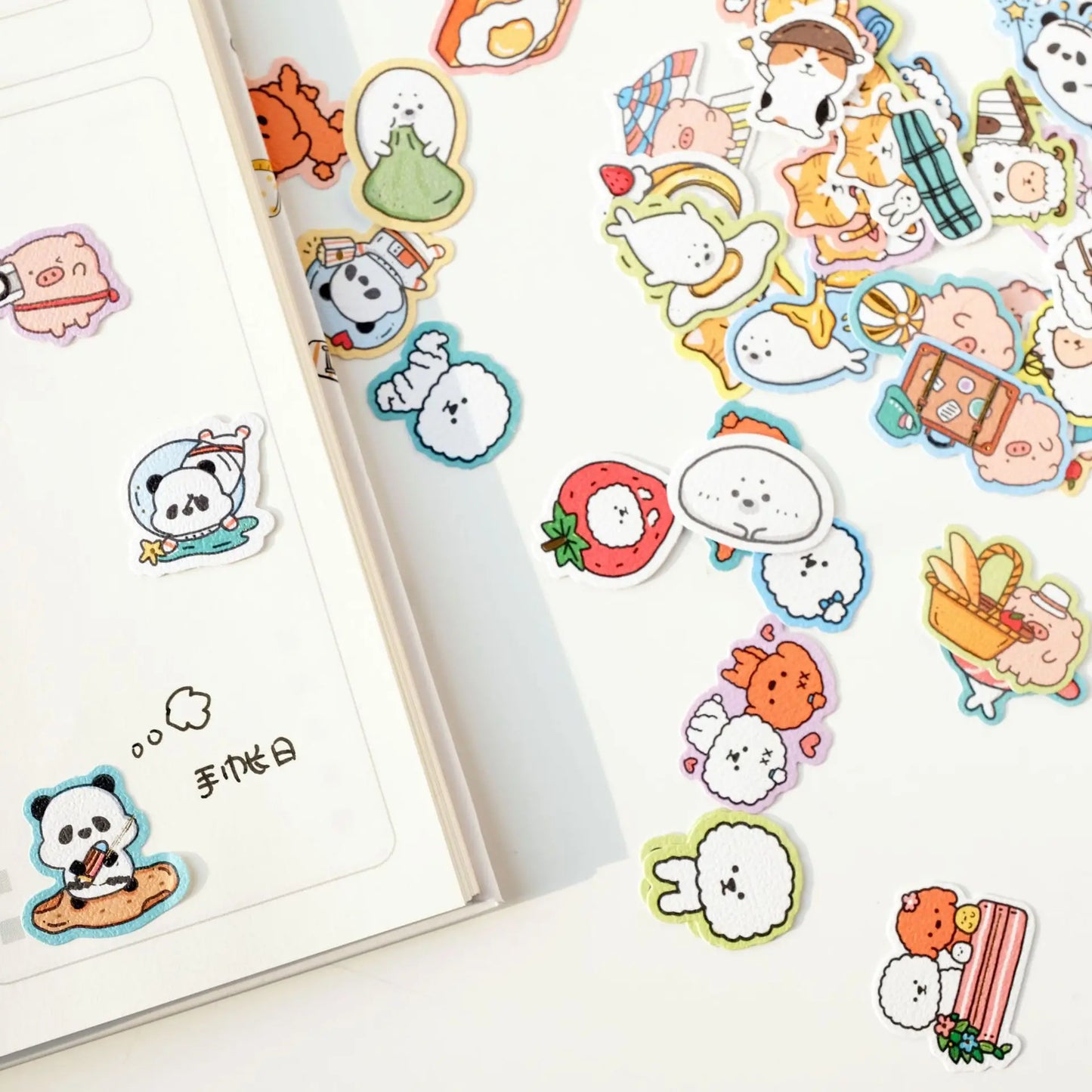 32PC  Kawaii Original Animals Stationery Stickers