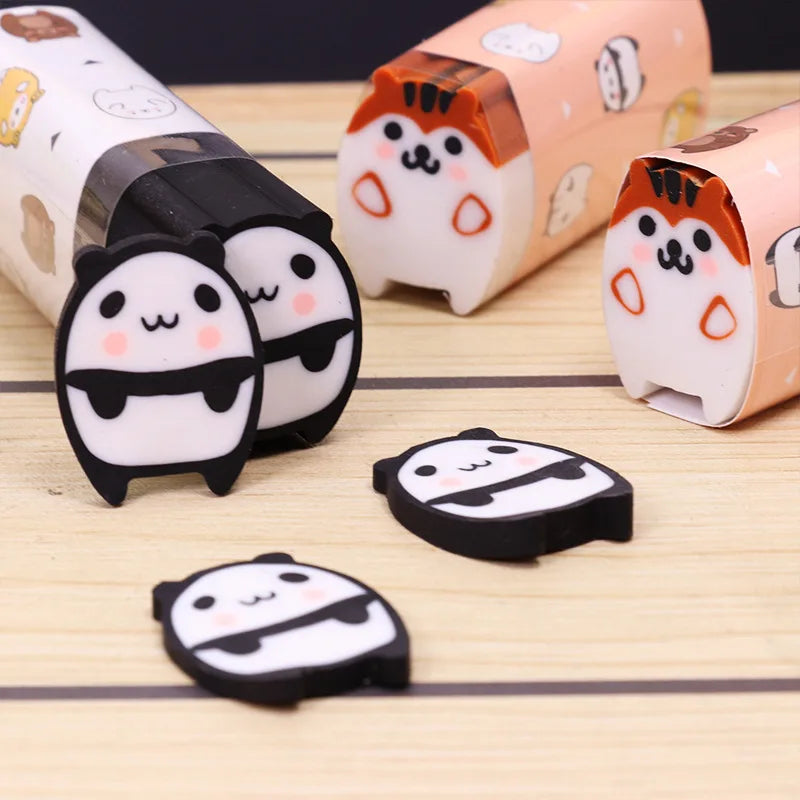 1PC Kawaii Animals Rubber Eraser