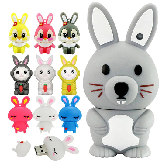 1PC Kawaii Rabbit USB Memory Stick