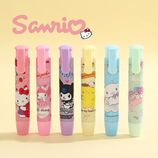 2PC Kawaii Sanrio Characters Press Eraser