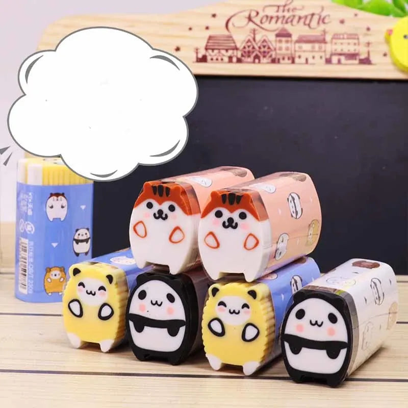 1PC Kawaii Animals Rubber Eraser