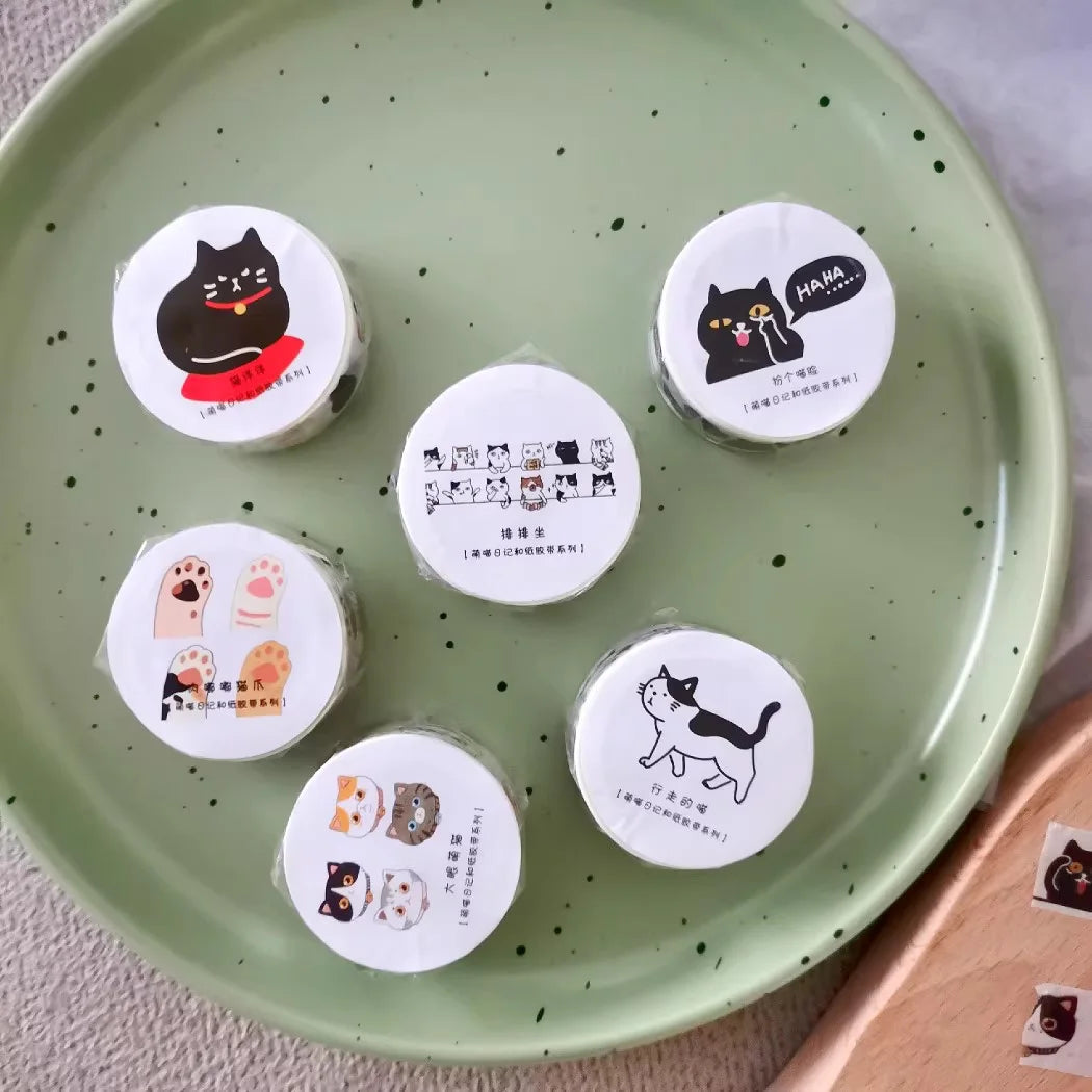 1PC Cute Cat Washi Tape Collection