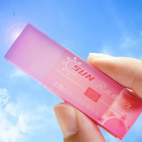 1PC Kawaii Sun Radar Transparent Eraser