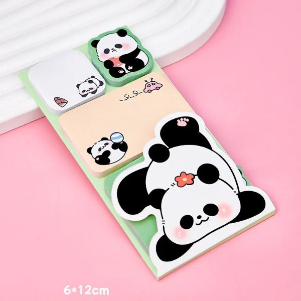 1PC Kawaii Panda Rabbit Memo Pad Sticky Notes