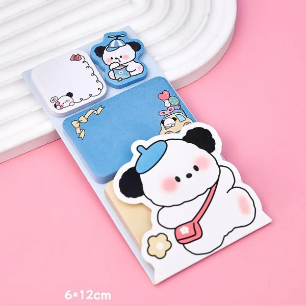 1PC Kawaii Panda Rabbit Memo Pad Sticky Notes