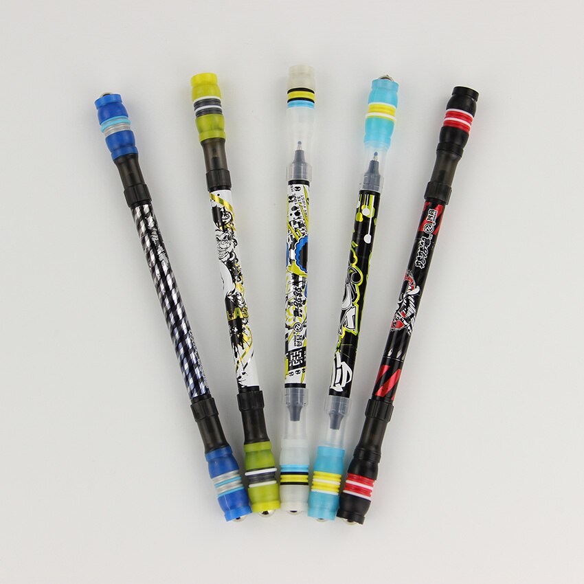 1PC Spinning Non Slip Coated Pen Ball Point-my kawaii office