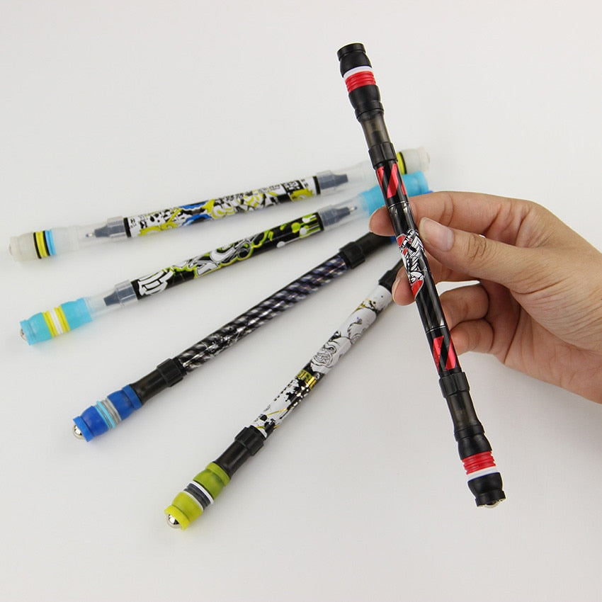 1PC Spinning Non Slip Coated Pen Ball Point-my kawaii office