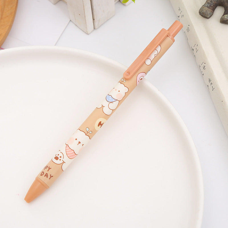 1PC Kawaii Rabbit Bear Gel Pen-my kawaii office